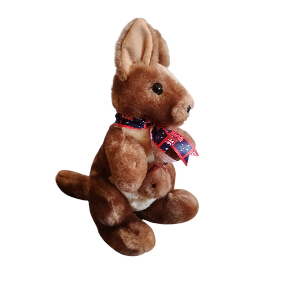 C.A. Australia Kangaroo 🦘 & Baby Joey in Pouch Realistic Plush 9in